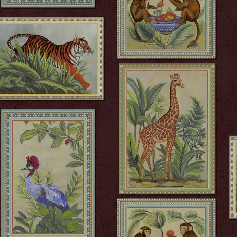 Menagerie Animal Frame Wallpaper