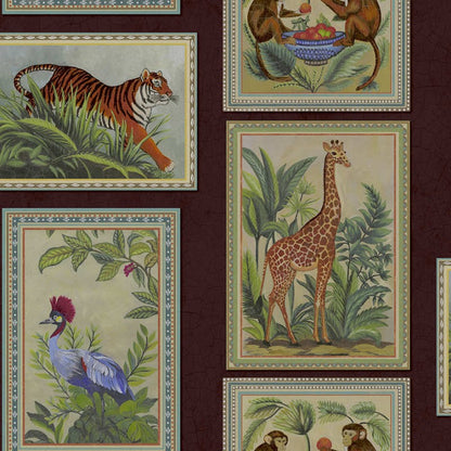 Menagerie Animal Frame Wallpaper
