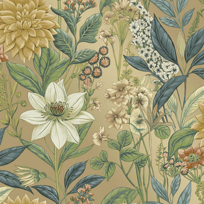 Clematis Botanical Wallpaper