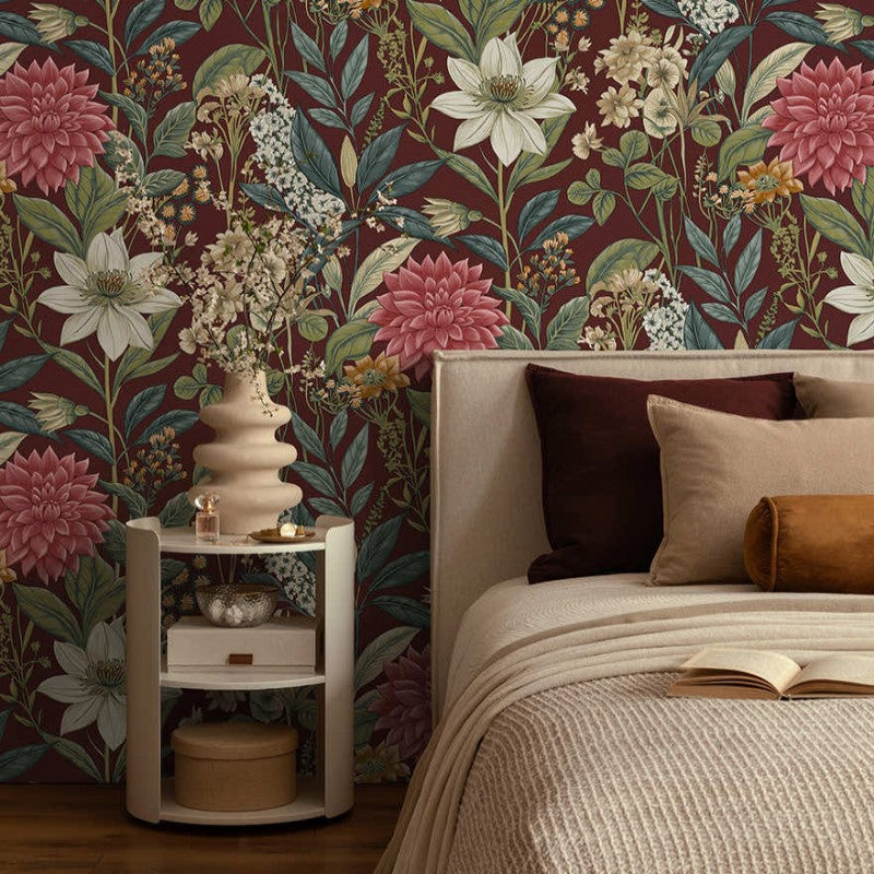 Clematis Botanical Wallpaper