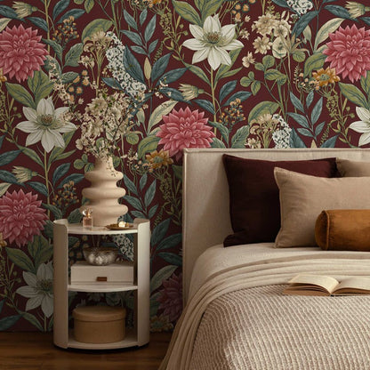 Clematis Botanical Wallpaper