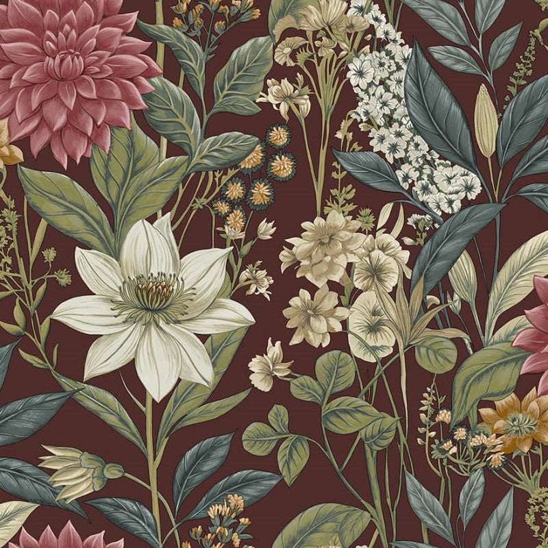 Clematis Botanical Wallpaper