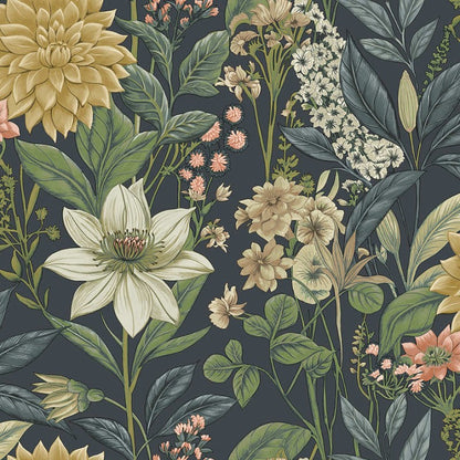 Clematis Botanical Wallpaper