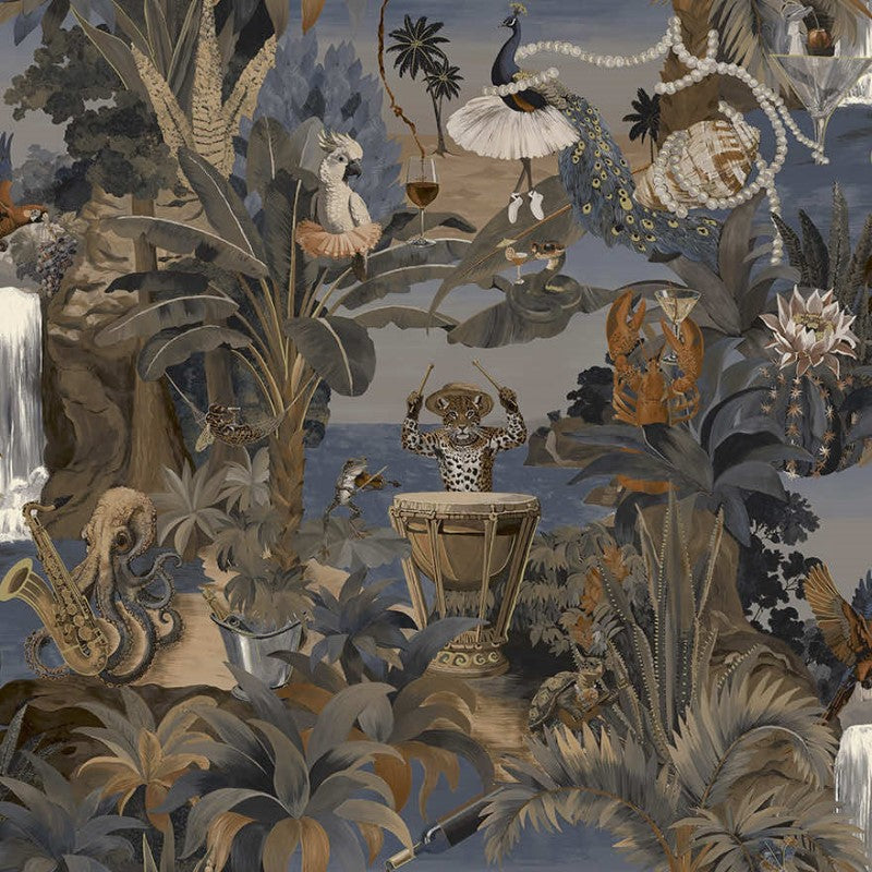 Sunset Carnival Animal Wallpaper