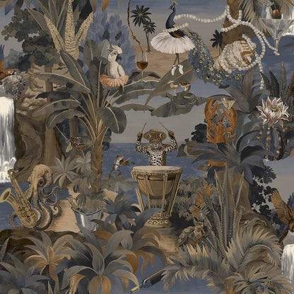 Sunset Carnival Animal Wallpaper
