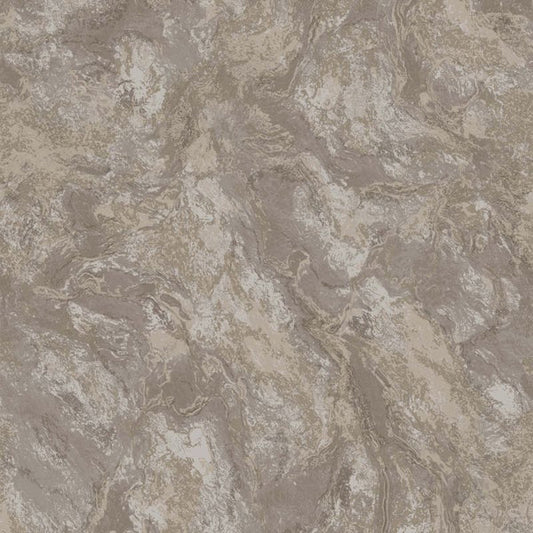 Calacatta Marble Bead Metallic Wallpaper Taupe Sample