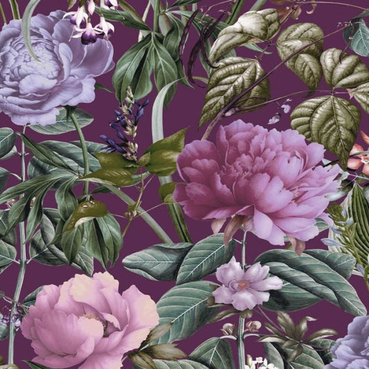 Botanicus Floral Wallpaper Berry Sample