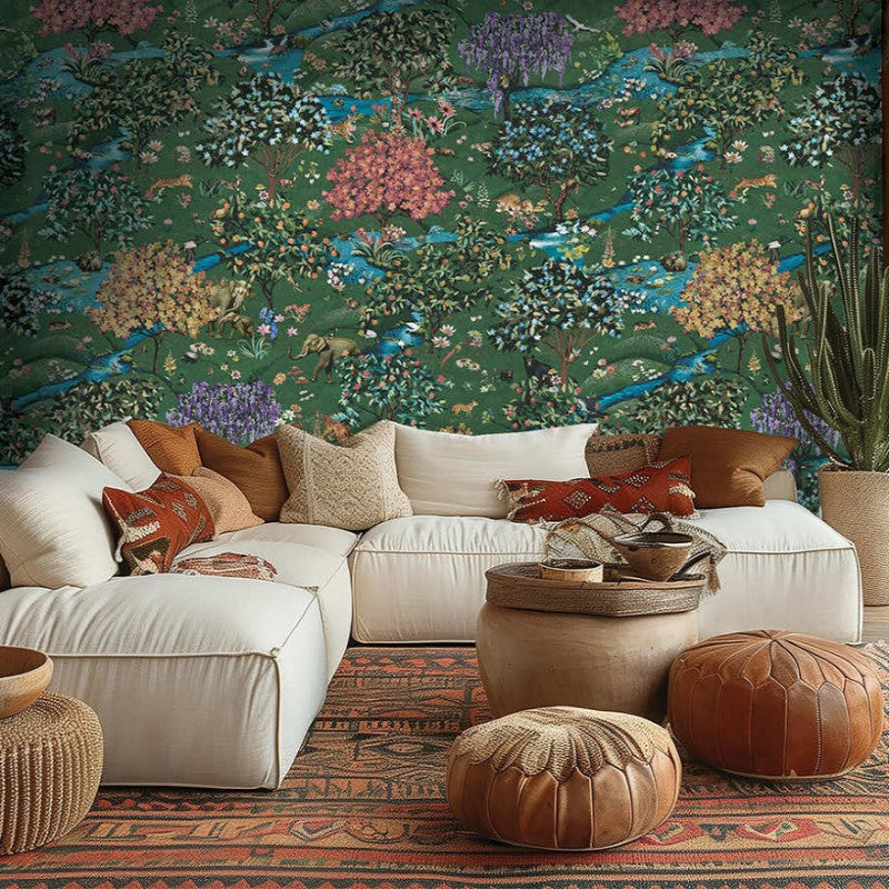 Cardamom Mountains Multi Mural Wallpaper