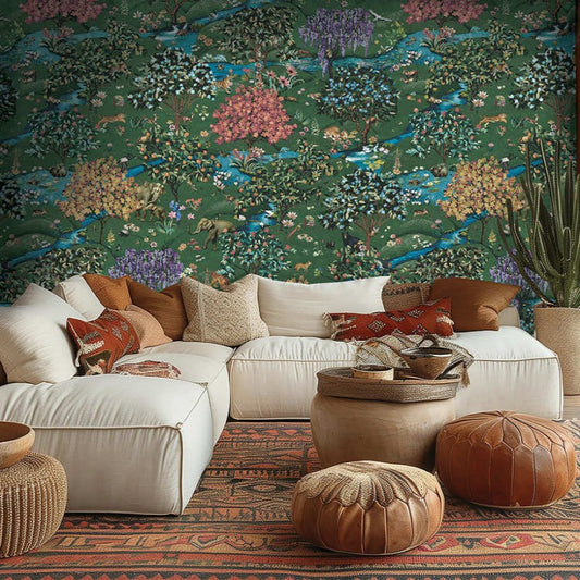 Cardamom Mountains Multi Mural Wallpaper