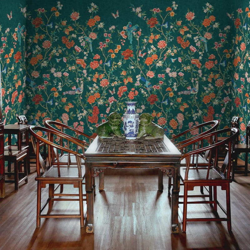 Imperial Gardens Floral Mural Wallpaper