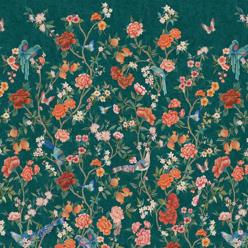 Imperial Gardens Floral Mural Wallpaper