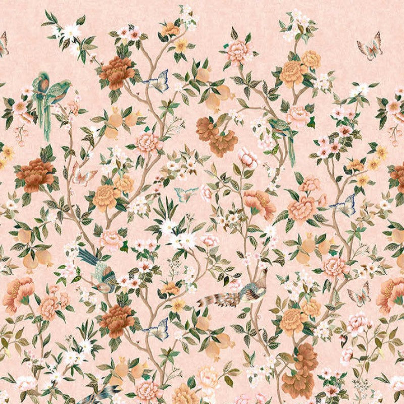 Imperial Gardens Floral Mural Wallpaper