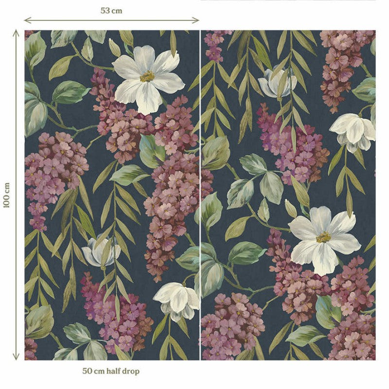 Buddleia Floral Wallpaper Mural