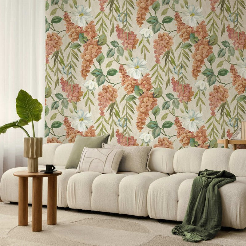 Buddleia Floral Wallpaper Mural
