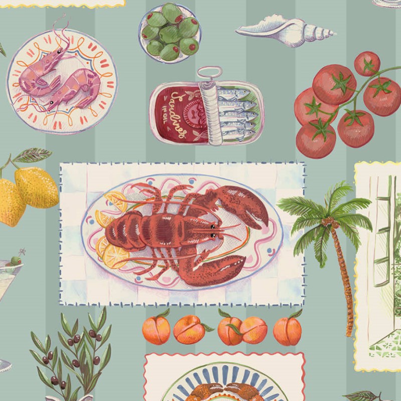Al Fresco Wallpaper Mural