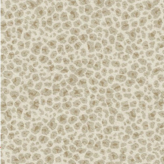 Cream & Gold leopard print wallpaper sample