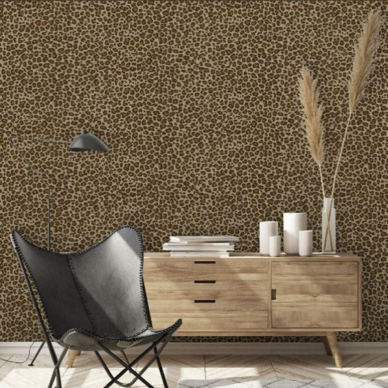 Paul Moneypenny Leopard Print Wallpaper