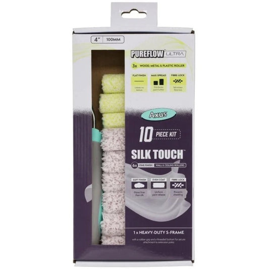 Axus 4" Pureflow Ultra Silk Touch 10 Piece Kit