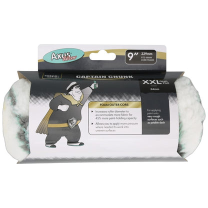 Axus Captain Chunk 9" Extra Extra Long Pile Masonry Roller Sleeve