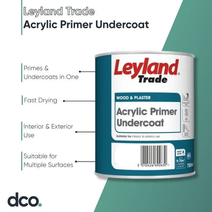 Leyland Trade Acrylic Primer Undercoat