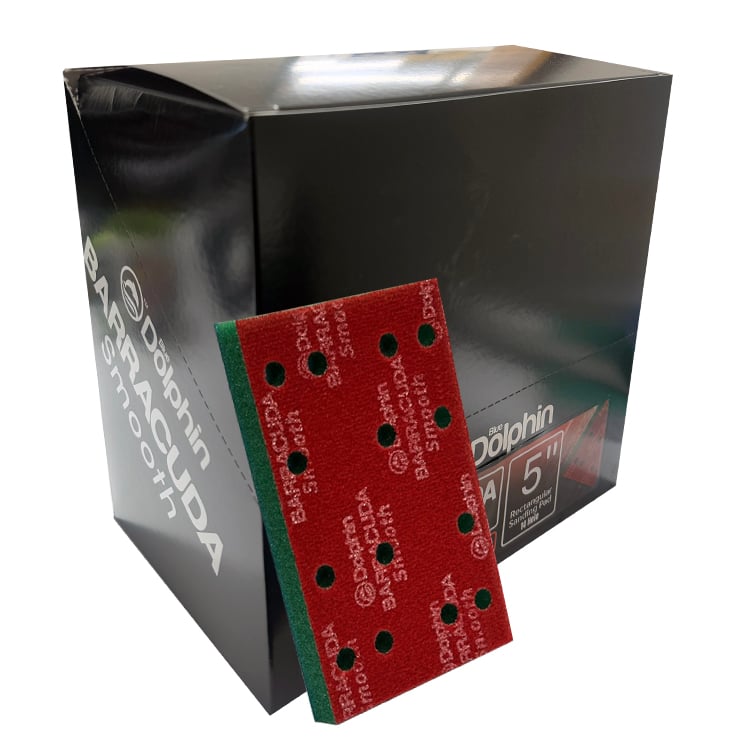 Arroworthy Blue Dolphin Barracuda Rectangle Foam Sanding Strips (Box of 40)