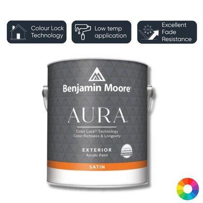 Benjamin Moore Aura Exterior Satin - Colour Match