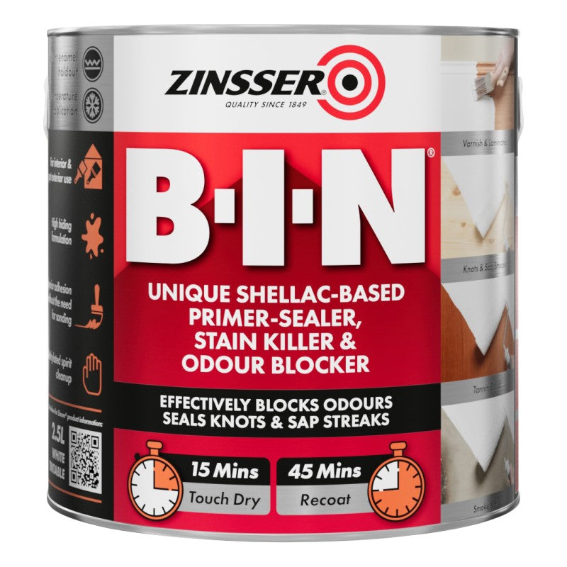Zinsser BIN Primer Decorating Centre Online