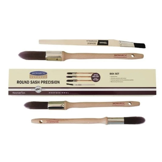 Monarch Advance Round Sash Box Set 3 Pack + Free Fitch Brush
