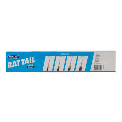 Monarch Rat Tail Brush 4 Piece Box Set