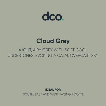 Crown Fastflow Quick Drying Satin - Designer Colour Match Paint - Cloud Grey 2.5L