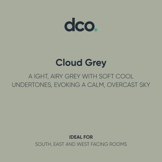 Crown Fastflow Quick Drying Satin - Designer Colour Match Paint - Cloud Grey 2.5L