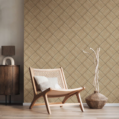 Hoopla Walls Diamond Slat Small Wallpaper