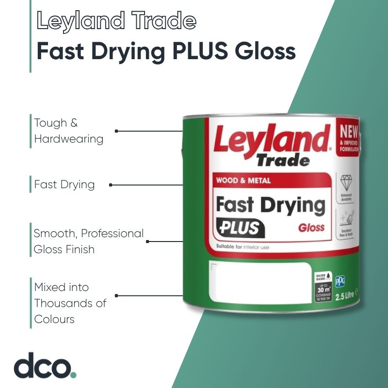 Leyland Trade Fast Drying PLUS Gloss - Colour Match