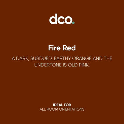 Johnstones Eggshell (Oil Based) - Designer Colour Match Paint - Fire Red 2.5L