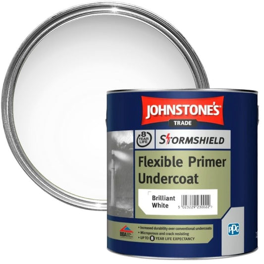 Johnstone's Trade Stormshield Flexible Primer Undercoat - White