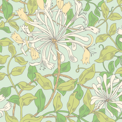 Hoopla Walls Honeysuckle Leaf Trail Wallpaper