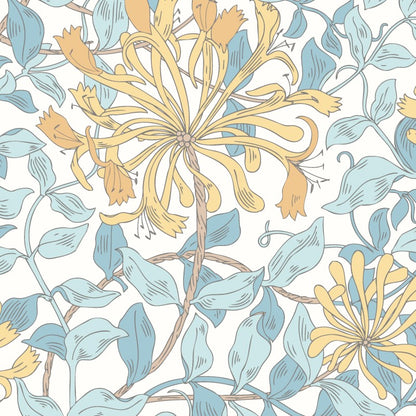 Hoopla Walls Honeysuckle Leaf Trail Wallpaper