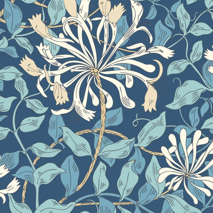 Hoopla Walls Honeysuckle Leaf Trail Wallpaper