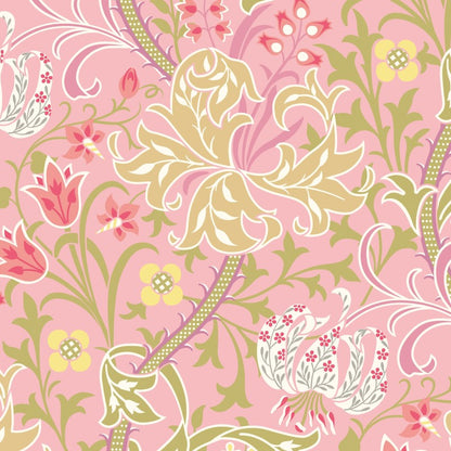 Hoopla Walls Lily Ogee Wallpaper