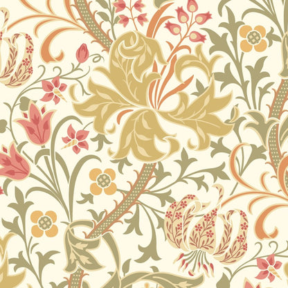 Hoopla Walls Lily Ogee Wallpaper