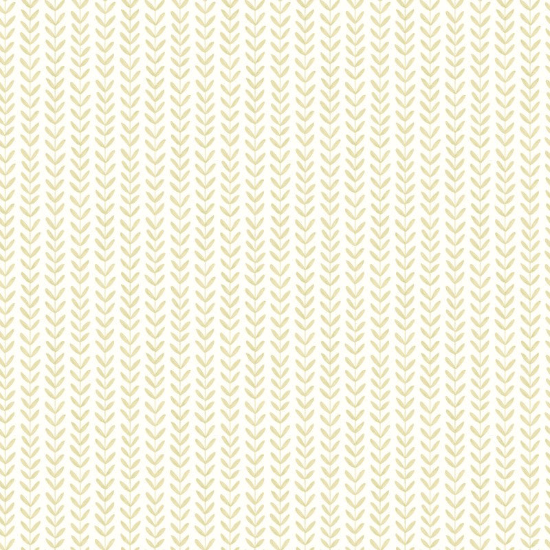 Hoopla Walls Ditsy Leaf Stripe Wallpaper