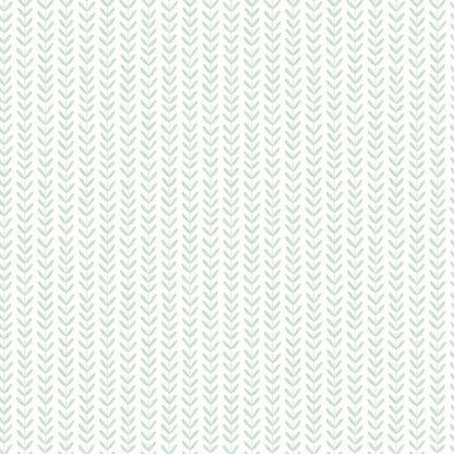 Hoopla Walls Ditsy Leaf Stripe Wallpaper