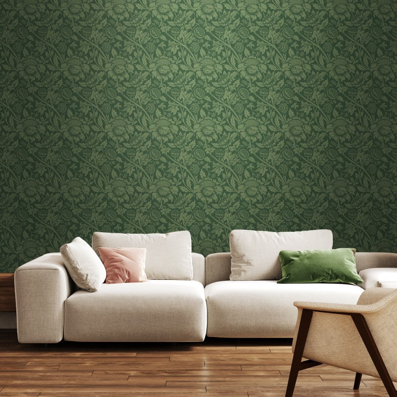 Hoopla Walls Damask Trail Wallpaper