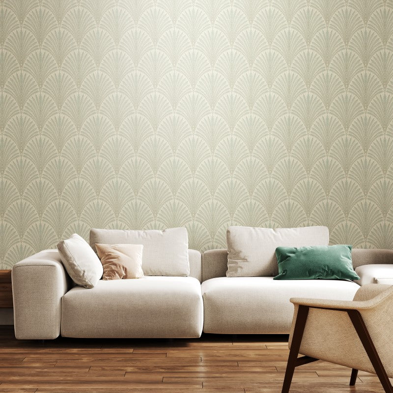 Hoopla Walls Leaf Fan Wallpaper
