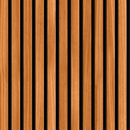 Hoopla Walls Wood Slat Wallpaper