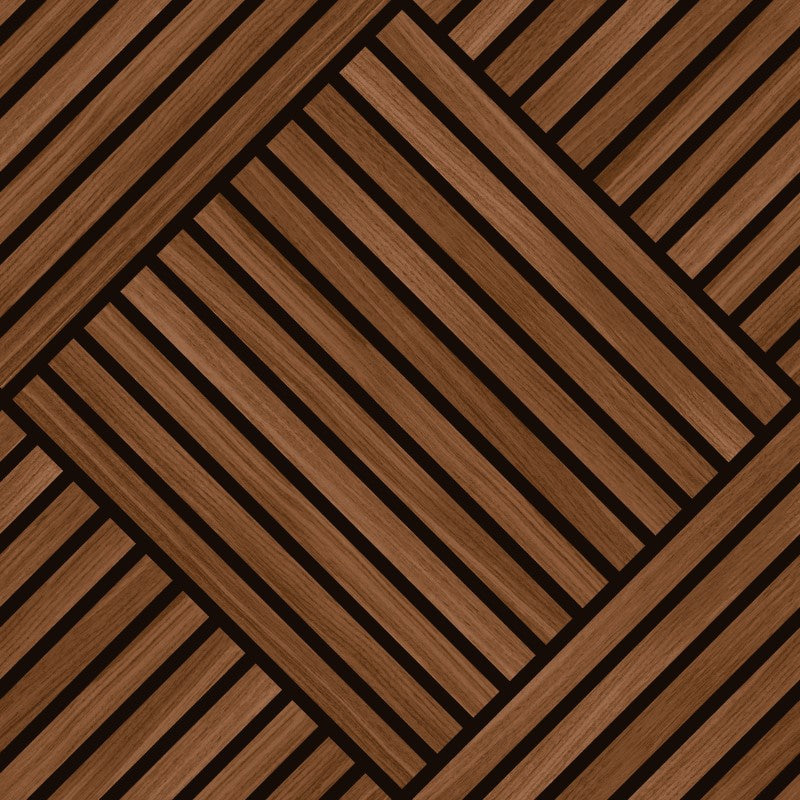 Hoopla Walls Diamond Slat Large Wallpaper