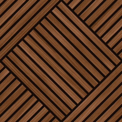 Hoopla Walls Diamond Slat Large Wallpaper