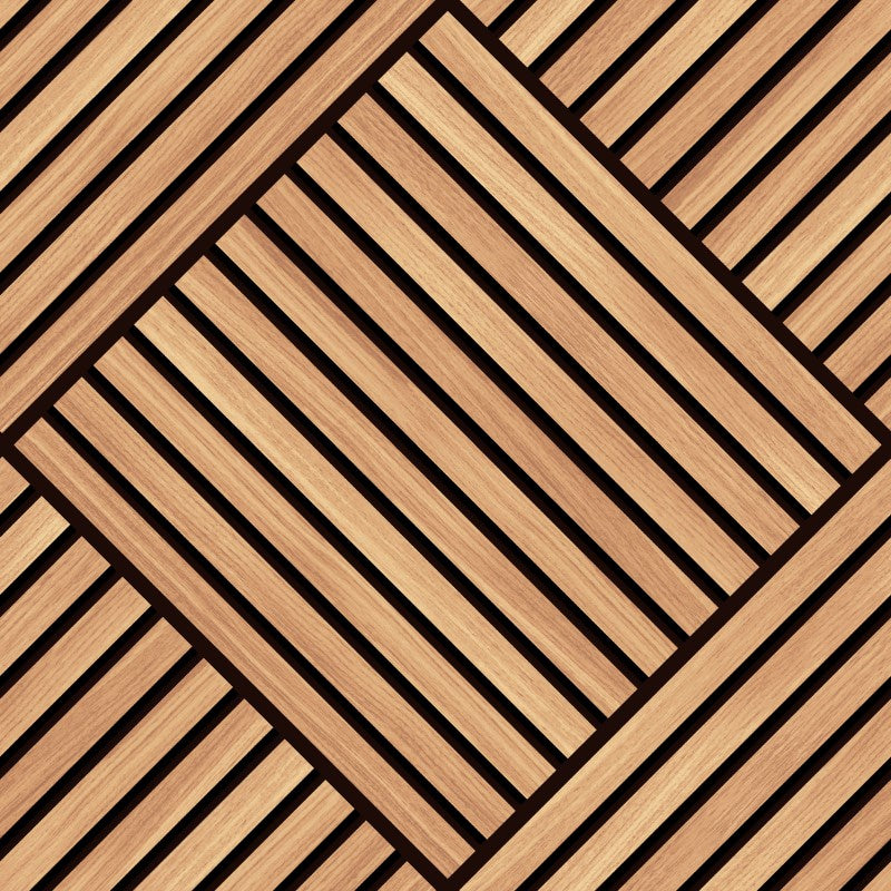 Hoopla Walls Diamond Slat Large Wallpaper