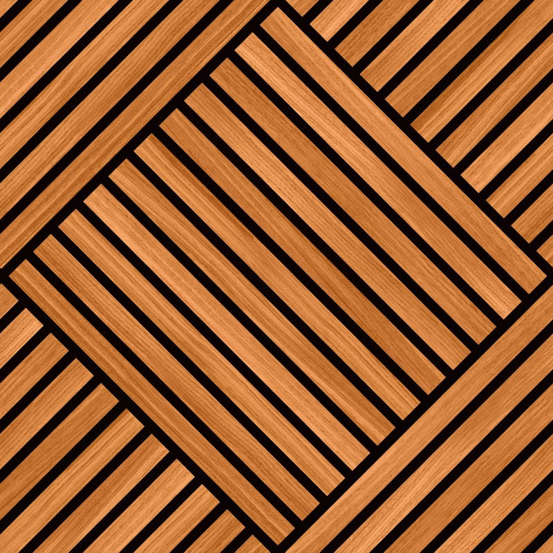 Hoopla Walls Diamond Slat Large Wallpaper