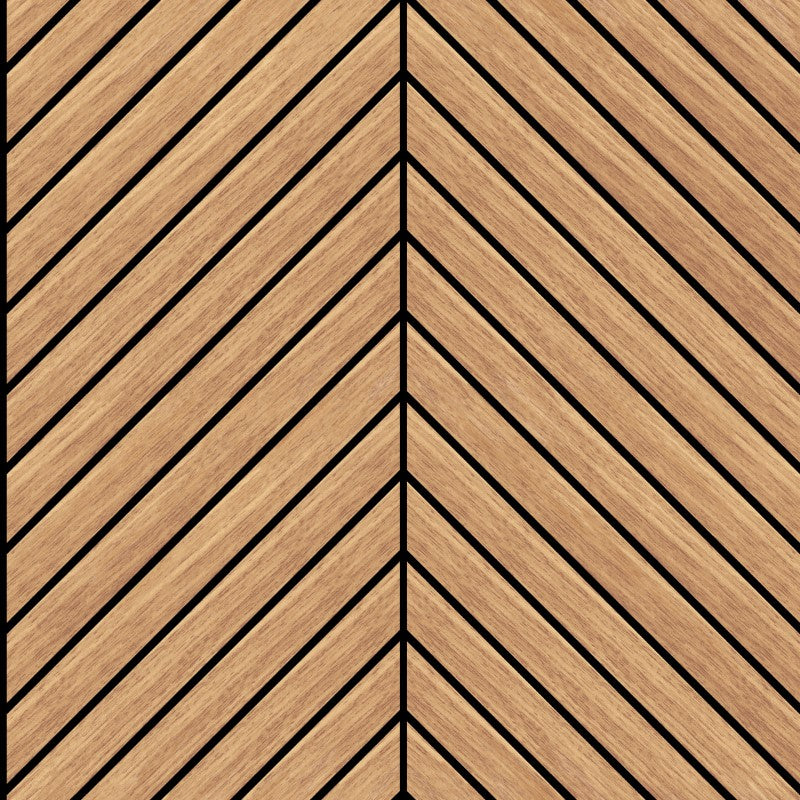 Hoopla Walls Chevron Slat Wallpaper